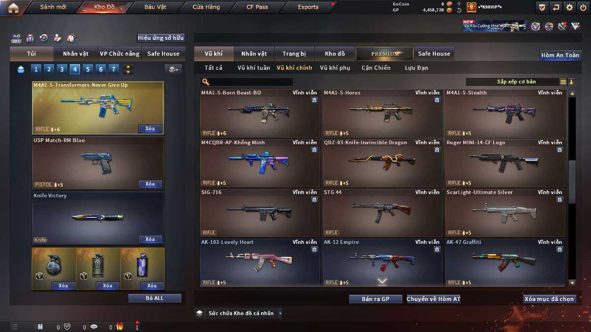 shop acc cf uy tin gia re